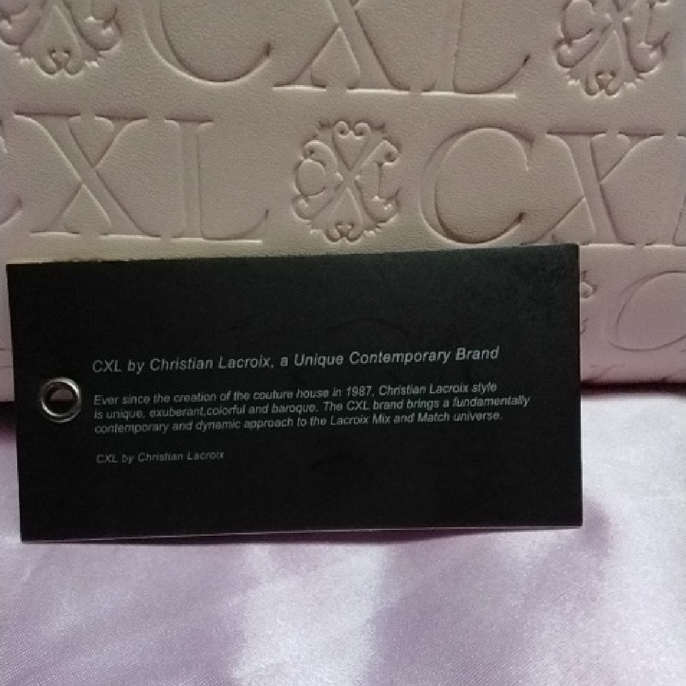 CXL By Christian Lacroix Beige Annabelle Tote And Matching Wallet - Picture 12 of 13